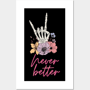 Never Better | Spooky Halloween 2023 Posters and Art